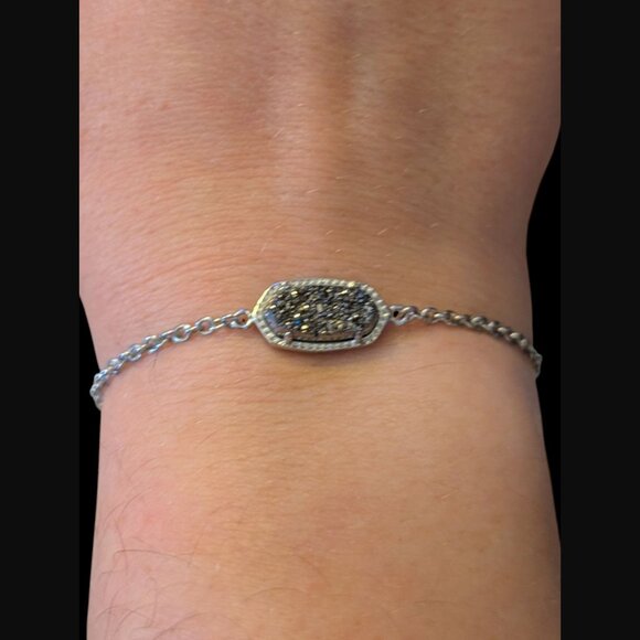 Kendra Scott Elaina Druzy Adjustable OSFM Bracelet - Picture 7 of 11